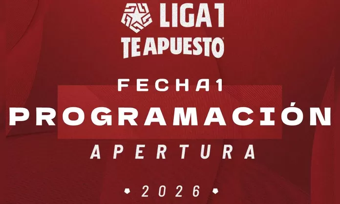 ¡Horarios confirmados! Programación fecha 1 Torneo Apertura 2026 ...