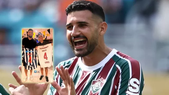 El defensor brasileño llegó al país y sorprendió al aparecer en una foto que llamó a más de uno la atención. | Foto: Fluminense / IG De Gianfranco Chávez