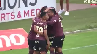 José Luján intentó despejar el balón y se anotó en propia puerta para el 4-1 a Universitario vs Alianza Atlético / Fuente: L1 MAX