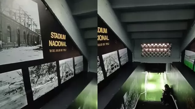 Así está el túnel del estadio Nacional. | Video: América Televisión