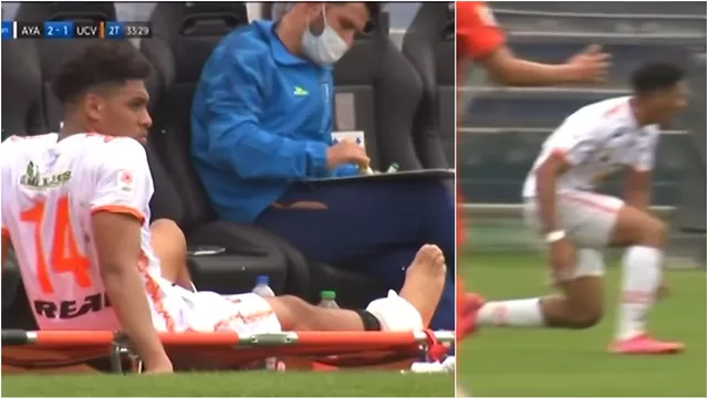 Aquí el momento de la lesión de Ítalo Regalado. | Video: Gol Perú