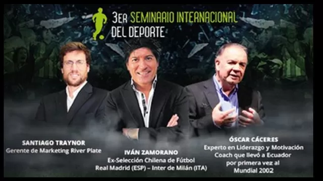 Iván Zamorano estará presente en III Seminario Internacional del Deporte