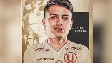 Jairo Concha ya es oficialmente jugador de Universitario de Deportes / Foto: Universitario de Deportes