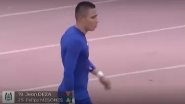 Jean Deza, atacante peruano de 27 años. | Foto: Captura Gol Perú