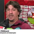 Jean Ferrari tras partido U vs. Cienciano: &quot;En ningún momento se ve que hay una jugada polémica&quot;