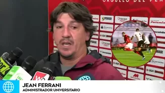 Jean Ferrari tras partido U vs. Cienciano: &quot;En ningún momento se ve que hay una jugada polémica&quot;