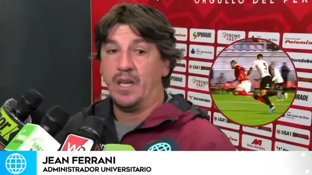 El administrador de Universitario se pronunció sobre la jugada final del encuentro entre Cienciano vs.U / Video: América Deportes