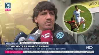 Jean Ferrari sobre la expulsión de Calcaterra: "Las casualidades no existen en el fútbol"