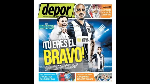 Jefferson Farfán acaparó portadas tras confirmarse que será capitán de Alianza Lima.