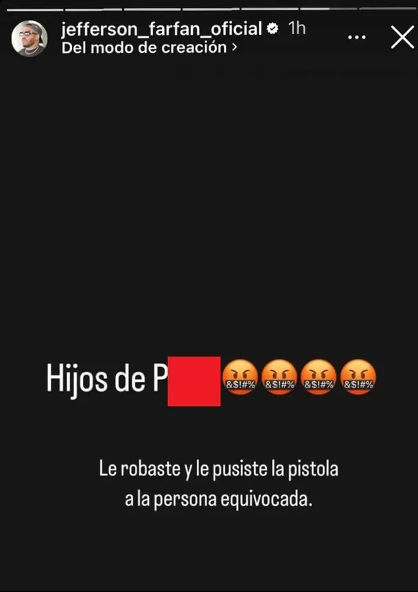 Jefferson Farfán se pronunció a través de sus redes sociales. | Foto: IG.