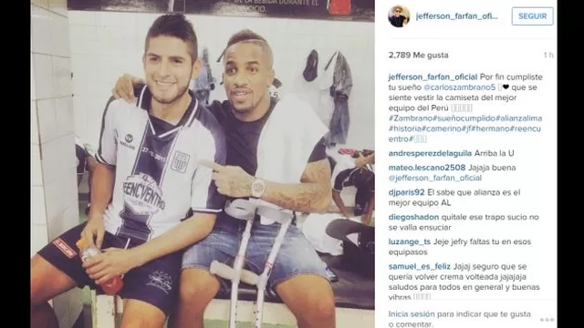 Farfán junto a su compañero de selección.-foto-2