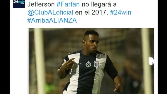 Jefferson Farfán: sponsor anunció que no jugará en Alianza Lima en 2017-foto-2