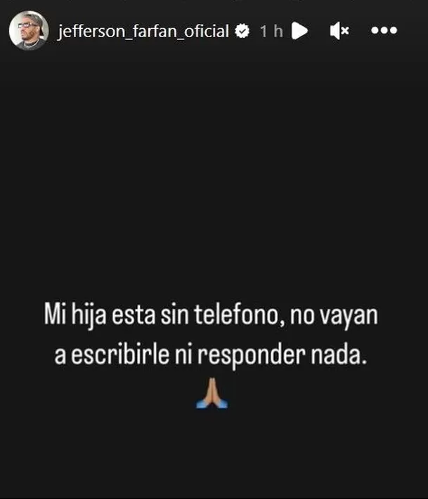 Jefferson Farfán se pronunció en redes. | Fuente: Instagram
