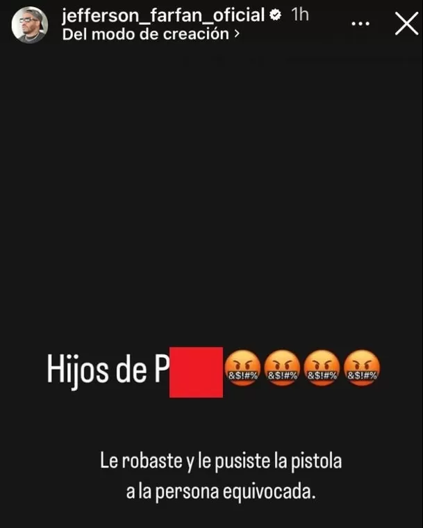 Asalta a hija de Jefferson Farfán. | Fuente: Instagram