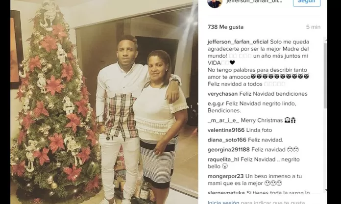 Jefferson Farfán y el conmovedor mensaje a su madre por Navidad | America  deportes