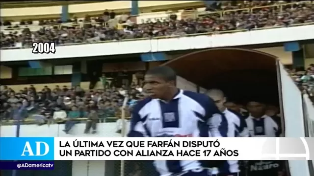Jefferson Farfán y la última vez que disputó un partido con Alianza Lima hace 17 años