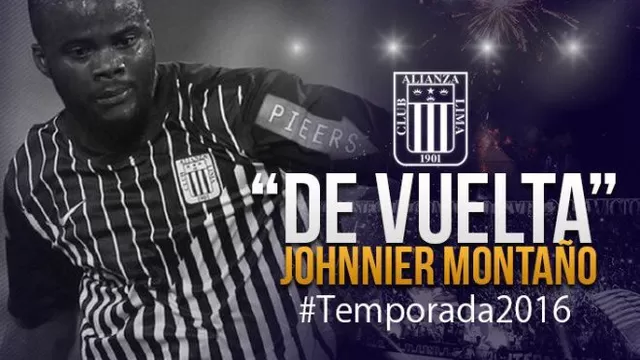 Johnnier Montaño selló su vuelta a Alianza Lima desde Colombia