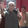 Jorge Fossati llegó al Estadio Nacional para ver el Cristal vs U