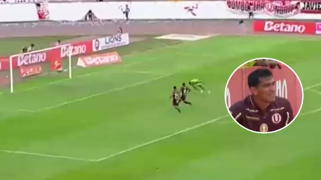 José Rivera tuvo en sus pies el 5-1 de Universitario vs Alianza Atlético y no puso el balón bajo los tres palos / Fuente: L1 MAX