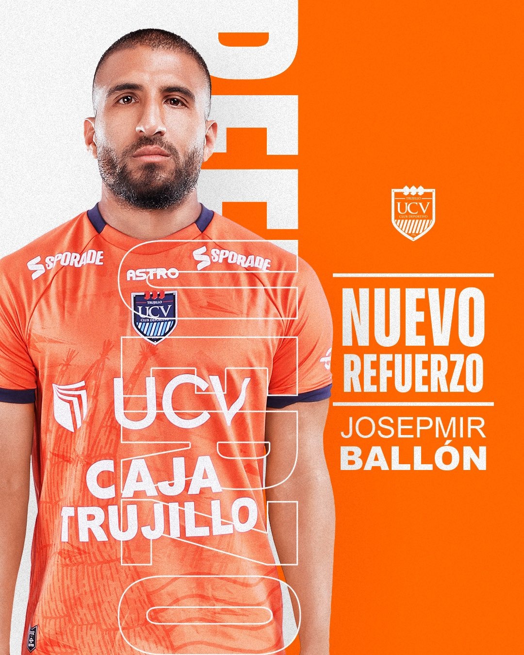 Josepmir Ballón jugará en la Universidad César Vallejo. | Fuente: @clubucv