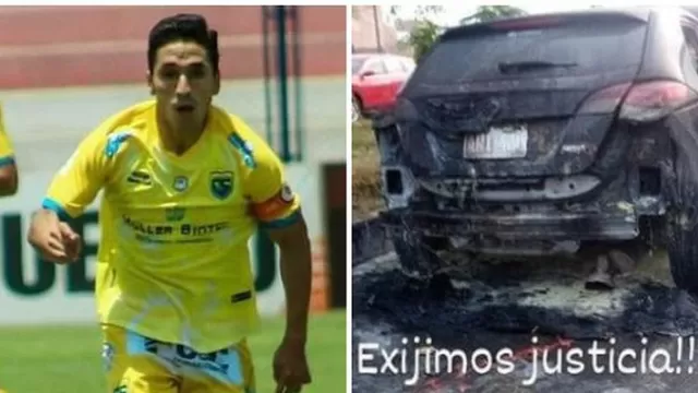 Josimar Vargas: Desconocidos quemaron camioneta del jugador de Carlos Stein