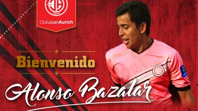Juan Aurich anunció el fichaje del mediocampista Alonso Bazalar