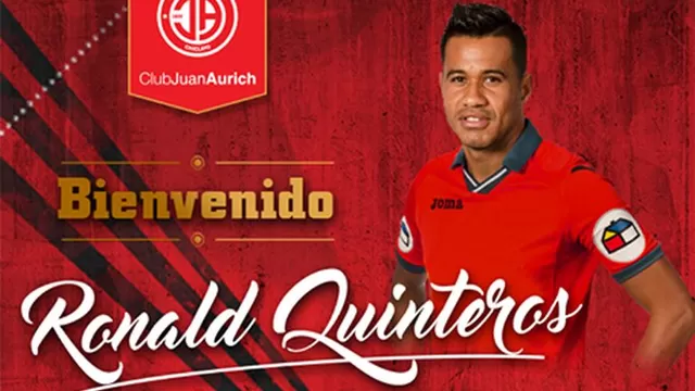 Juan Aurich confirmó el fichaje de Ronald Quinteros por todo el 2017