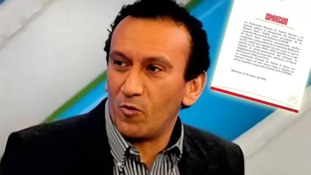 La Federación Peruana de Fútbol informó sobre el cambio en la dirección de la CONAR para este 2026. | AD