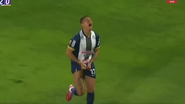 Kevin Quevedo convirtió el segundo gol de Alianza Lima en partido ante Comerciantes Unidos por la Liga 1 / L1 MAX