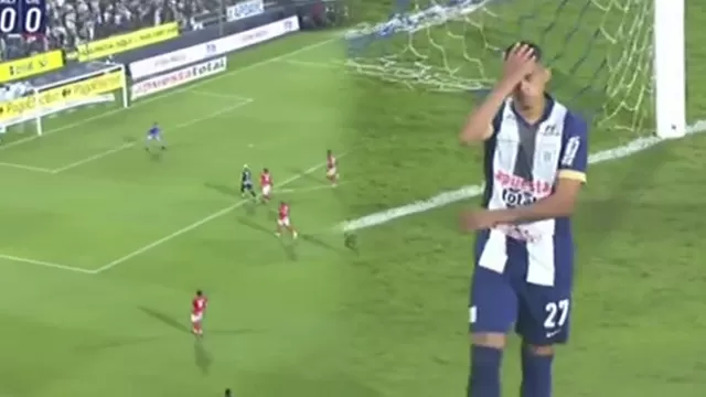 Kevin Quevedo erró el primer gol de Alianza lima ante Cienciano en Matute / L1MAX