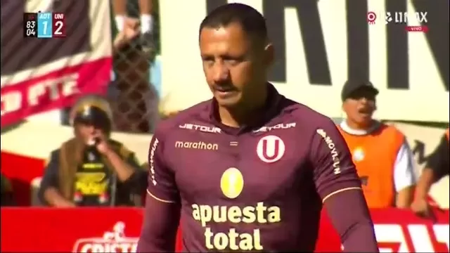 Gianluca Lapadula ingresó a los 83 minutos del partido entre Universitario y ADT. (Video: L1MAX)