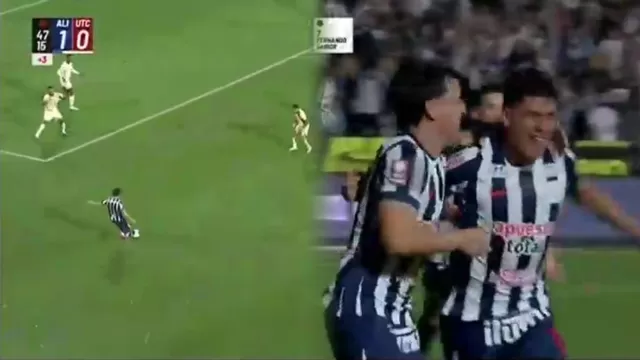 Cuando parecía que el primer tiempo culminaba 0-0, un cobro rápido y un disparo a portería sin pensarlo, logró el primero del encuentro. | L1 MAX