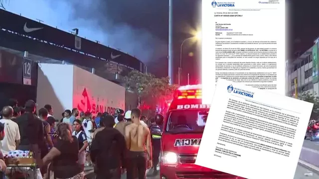 Municipalida de La Victoria respondió tajante a solicitud de Alianza Lima para levantar sanción a Matute. | AD