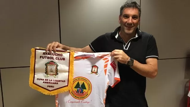 Gerardo Ameli es el nuevo DT de Ayacucho FC. | Foto: Facebook