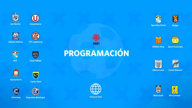 Liga 1: Conoce la programación de la Fecha 11 del Torneo Apertura