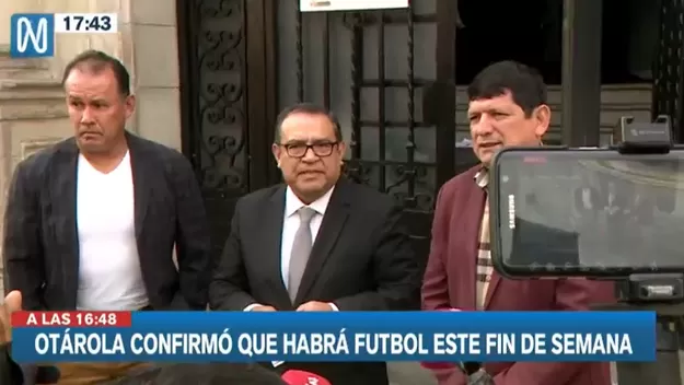 Liga 1: Gobierno dará garantías para que partidos se jueguen sin público