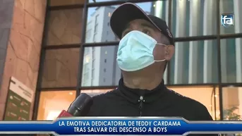 Cardama y su emotiva dedicatoria tras salvar la categoría con Sport Boys