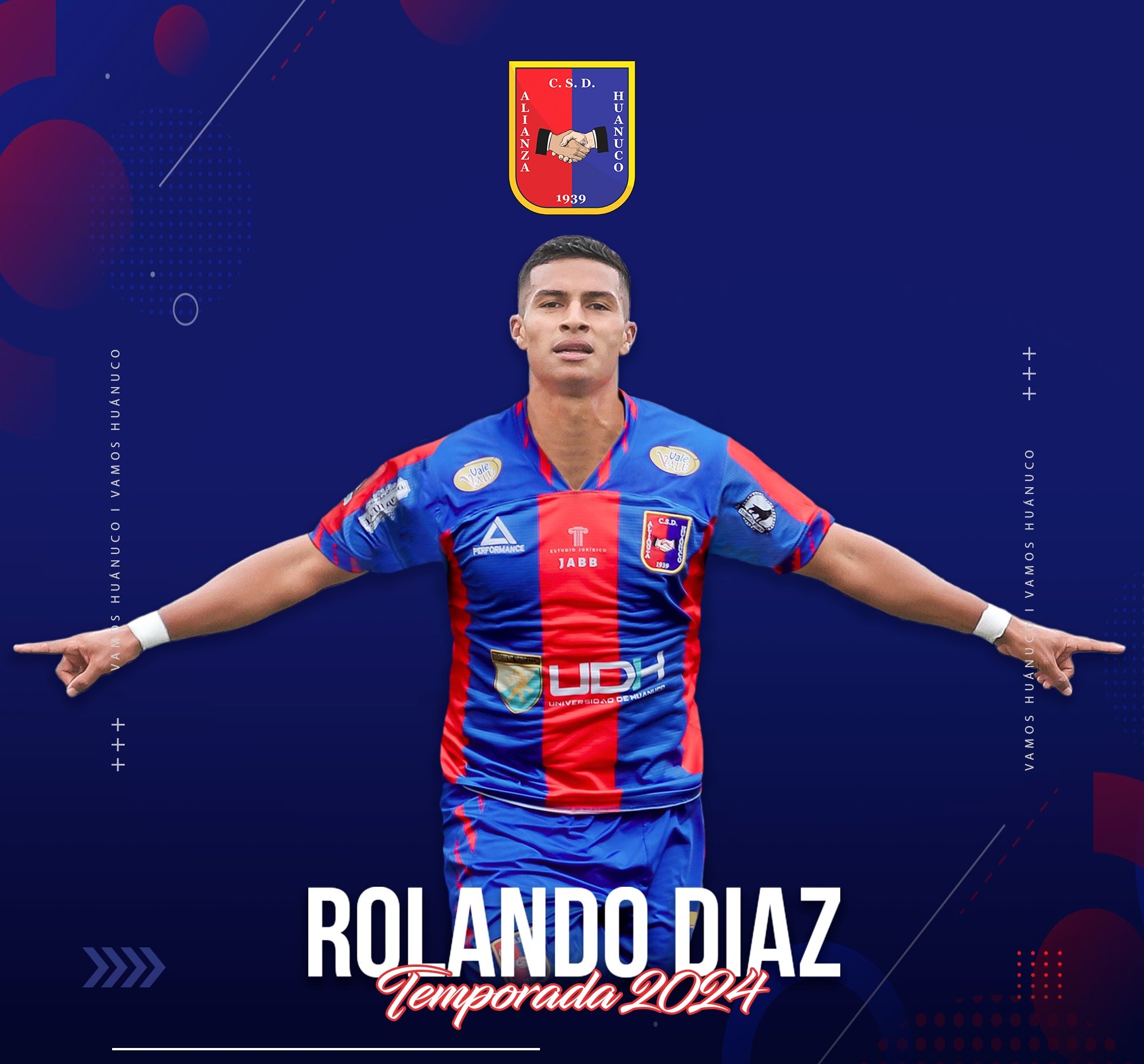 Rolando Díaz jugará en Alianza Universidad. | Fuente: @AlianzaUDH