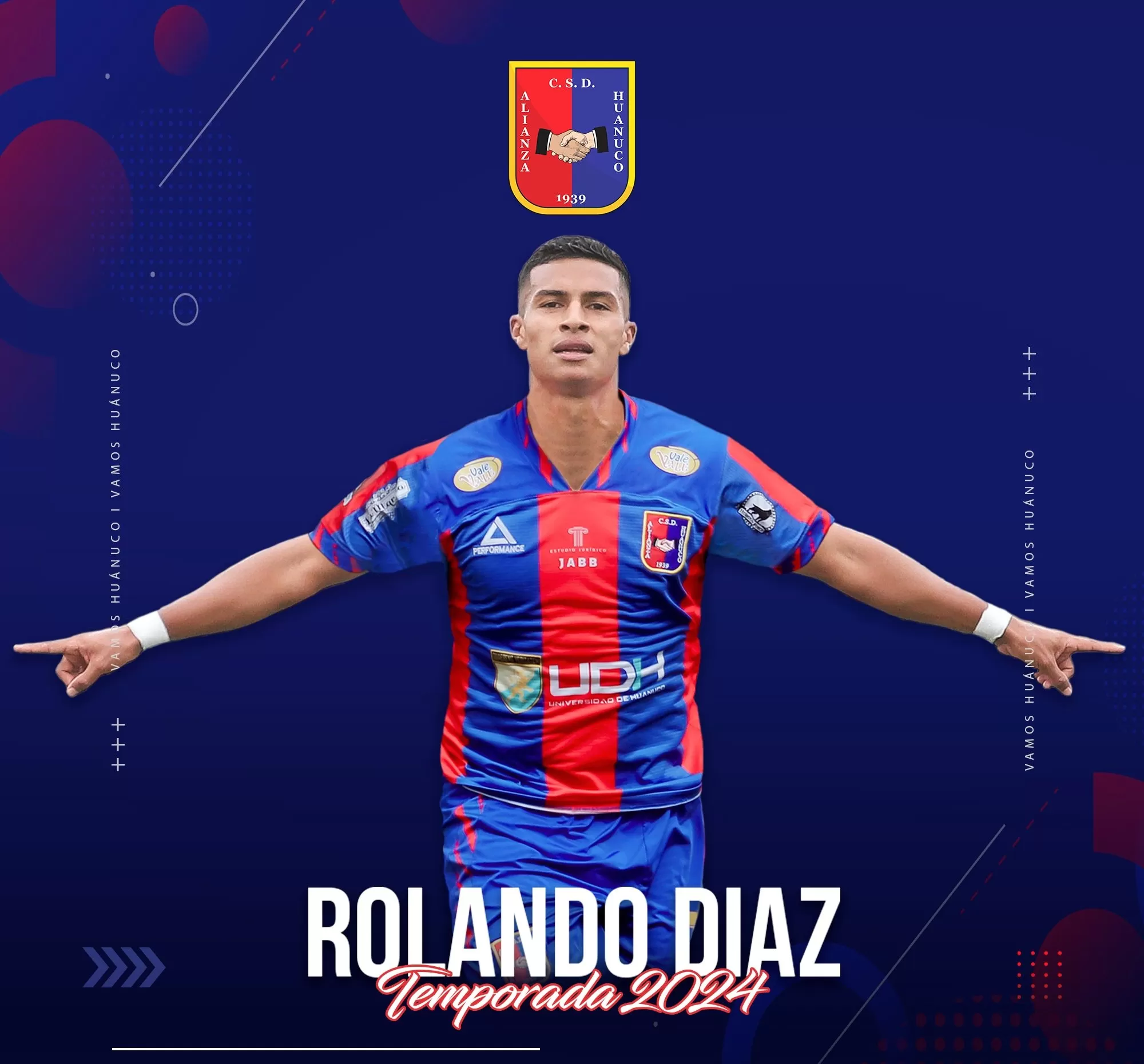Rolando Díaz jugará en Alianza Universidad. | Fuente: @AlianzaUDH