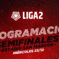 Liga 2: Conoce la programación de las semifinales de la segunda división