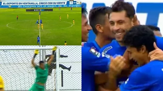 Liga 2: El sorprendente golazo de media cancha de Mario Velarde ante Coopsol