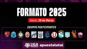Así quedó el fixture de la Liga Femenina Apuesta Total 2025