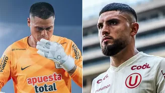 Ángelo Campos y Rodrigo Ureña,  futbolistas de Alianza Lima y Universitario, respectivamente. | Video: Canal N.