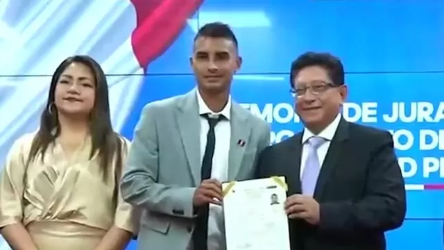 Carlos López, futbolista de Sport Boys, obtuvo la nacionalidad peruana este viernes 27 de febrero / Canal N