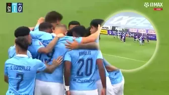Apenas a los 5 minutos, un córner bien ejecutado y dos cabezazos en el área para anotar el 1-0 en el Gallardo. | L1 MAX