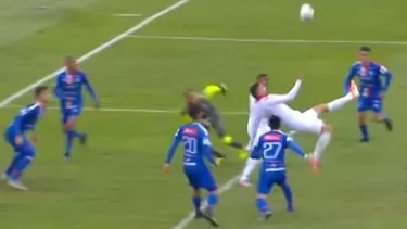 Es el segundo gol de Ávila con Grau en el fútbol peruano. | Foto: Captura Gol Perú