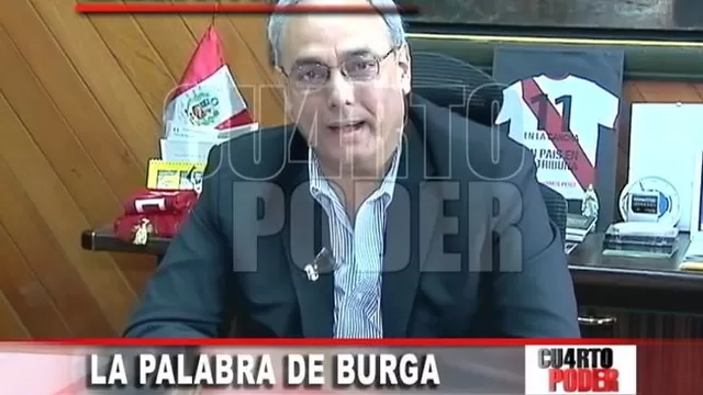 Manuel Burga y una propuesta a los congresistas para irse de la FPF