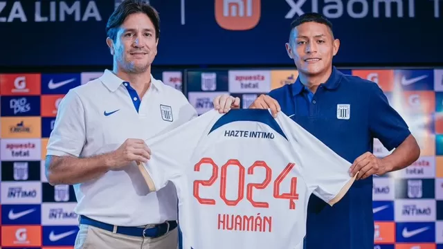 Marco Huamán se convierte en el nuevo fichaje de Alianza Lima para este 2024 / Foto: Alianza Lima