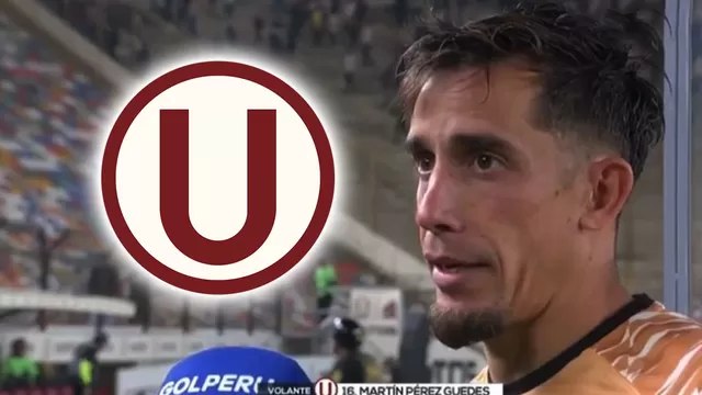 Martín Pérez Guedes fue elegido como mejor jugador del Universitario vs Sporting Cristal / GOLPERÚ