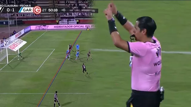 VAR frustró el empate de Sport Boys ante Deportivo Garcilaso en la última jugada del partido / Captura / GOLPERÚ